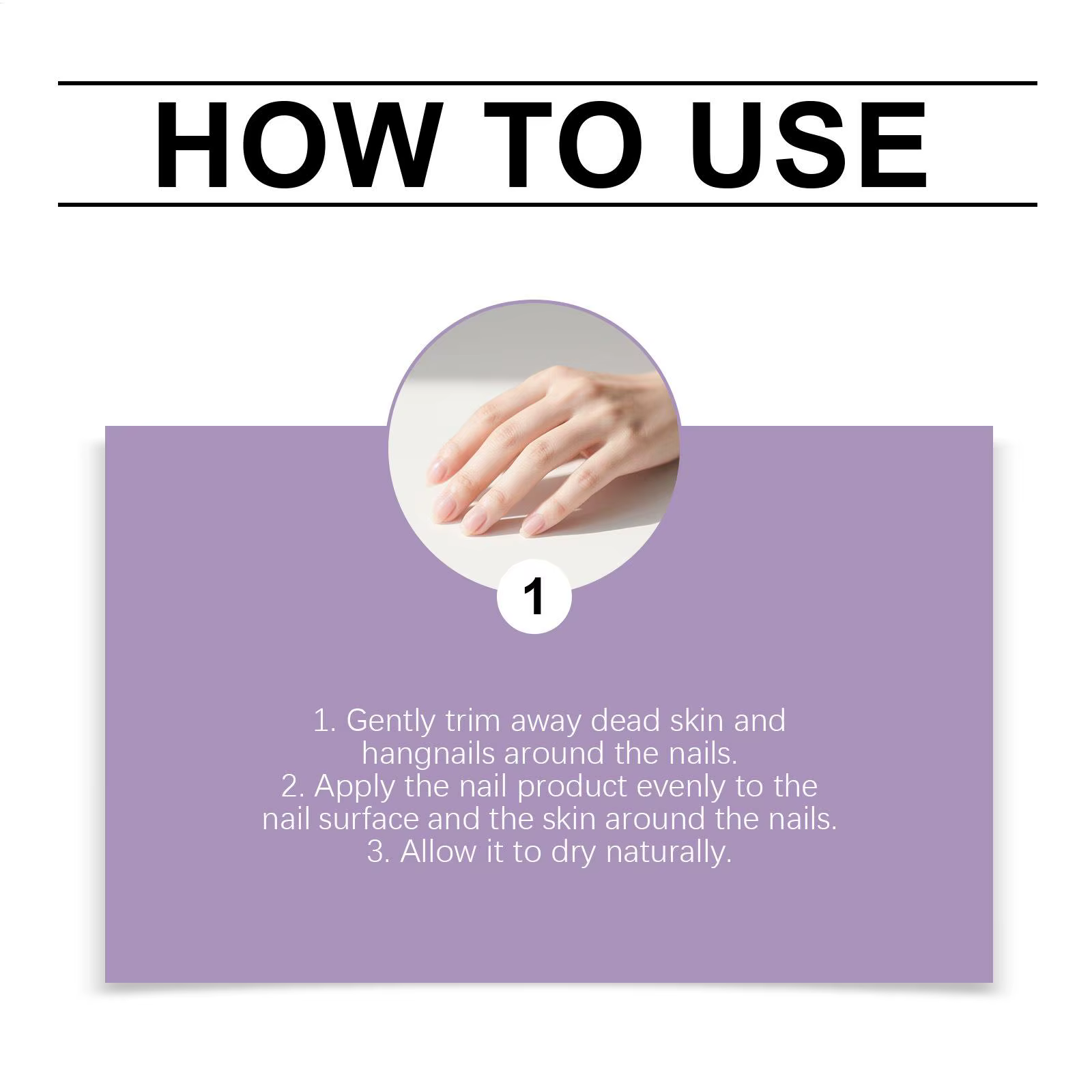 Stylo à huile pour cuticules 1 pièce
