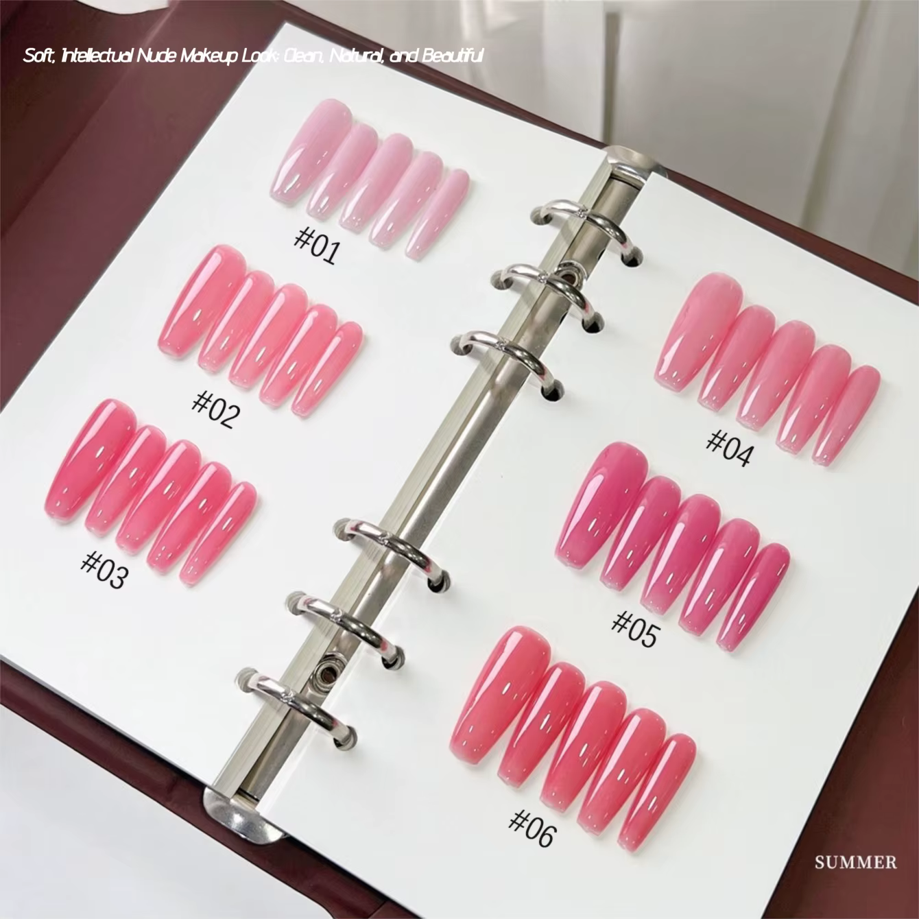MIANEL 10ML 2026 Nouvelle Série Florale Rose Gel à Ongles Couleur Unie Douce