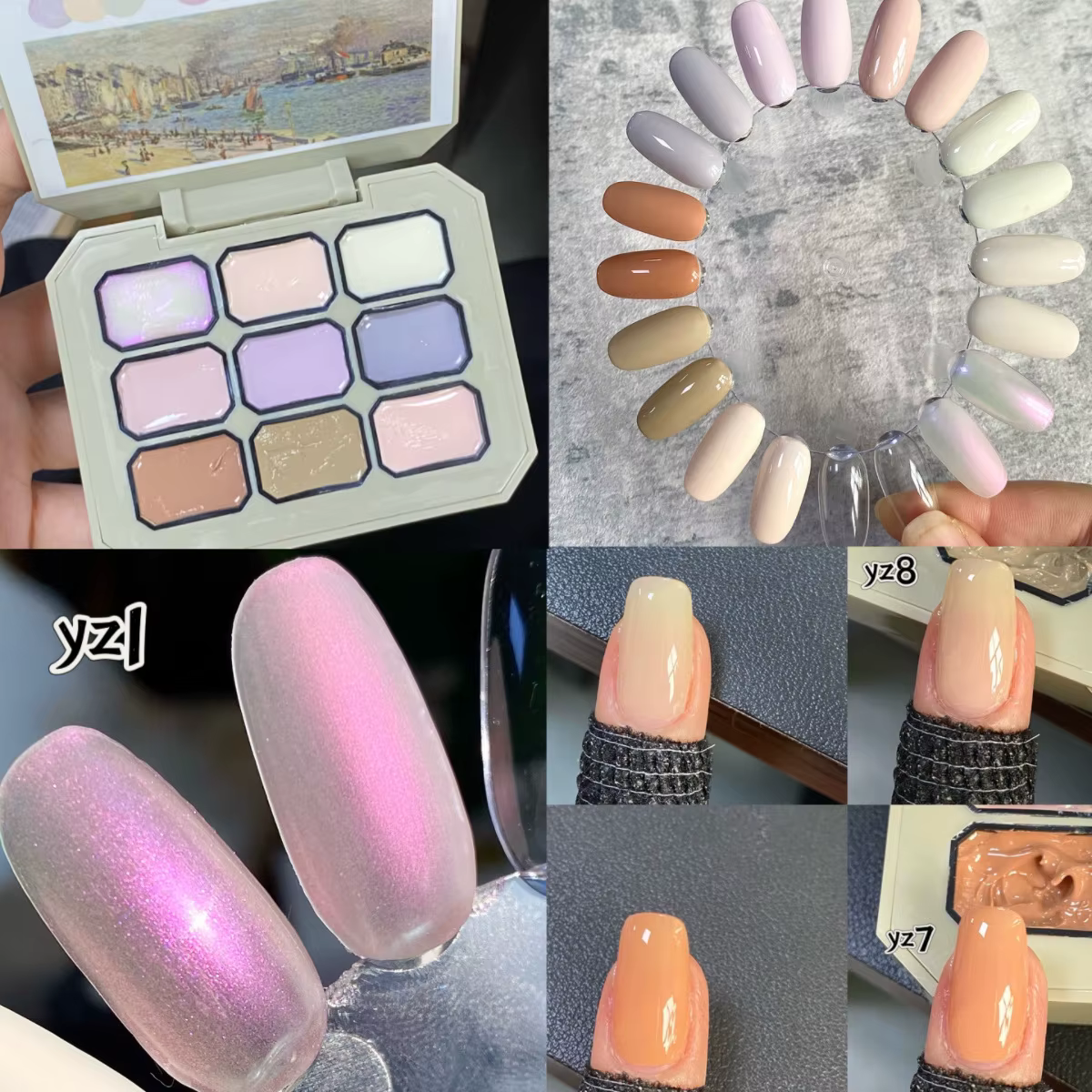 Palette de Gel pour ongles solides coréens