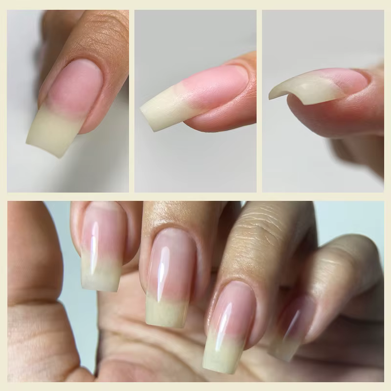 MSHARE 30g aspect naturel Poly ongles acrylique Gel Extensions d'ongles constructeur UV Led Acrylgel cristal clair Gel logo personnalisation