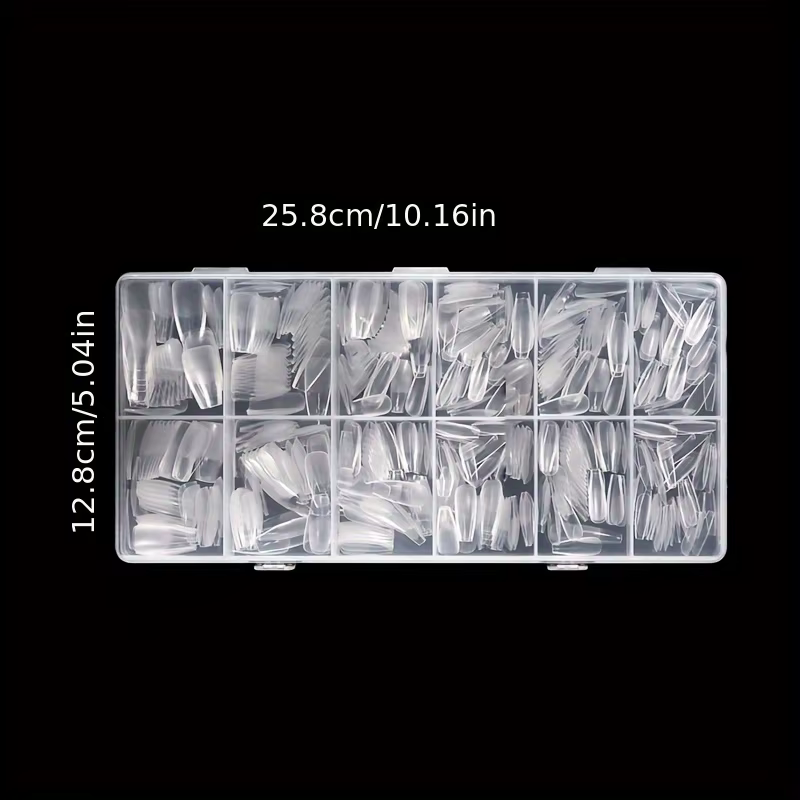 600 patchs pour ongles moyens en forme d'amande