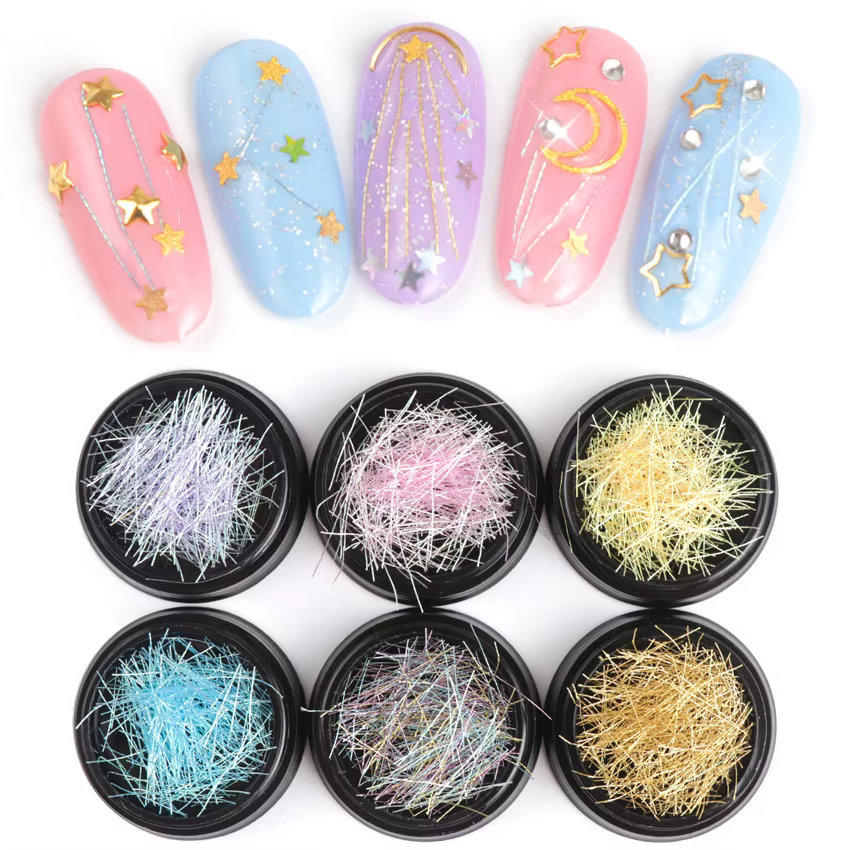 1 boîte de décoration pour Nail Art