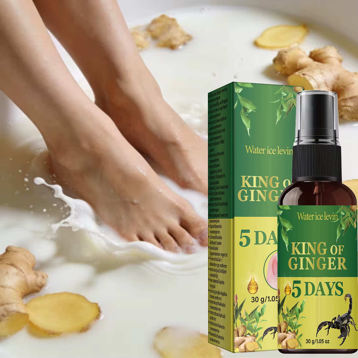 Spray pour les soins des ongles