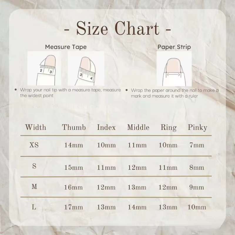 10 pièces à la main 2025 faux ongles avec outils