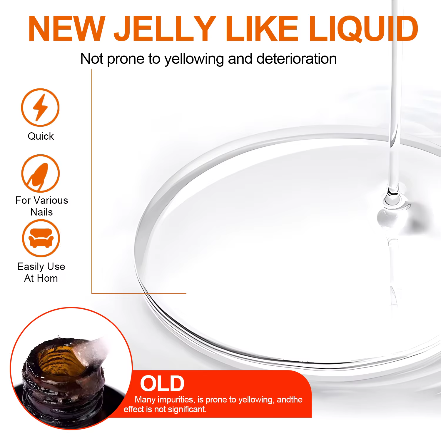 TWOING Dissolvant de vernis à ongles en gel