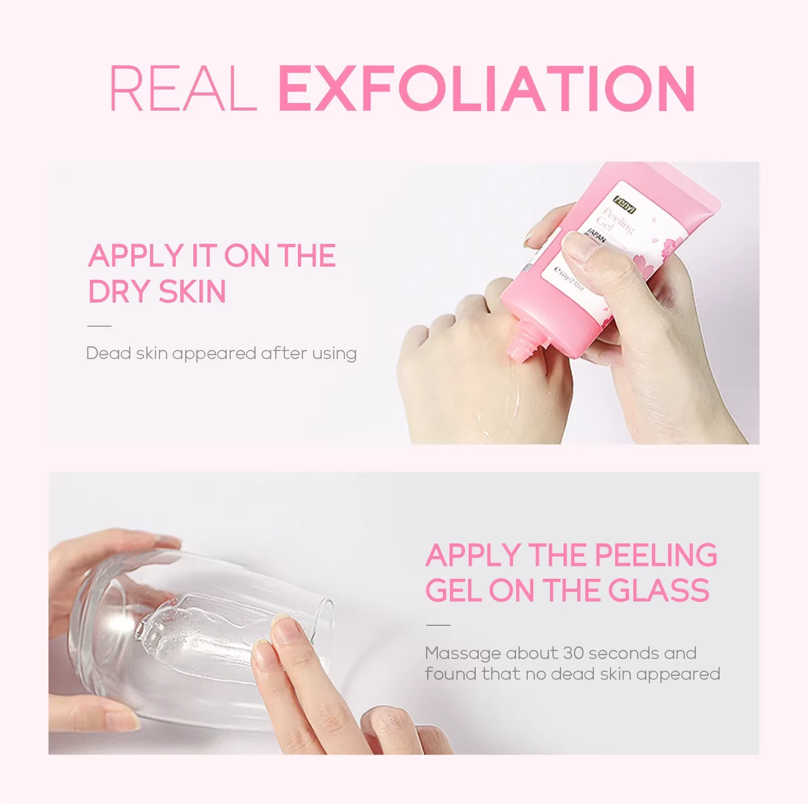Gel exfoliant pour le nettoyage en profondeur du visage, soin de la peau, blanchiment, hydratant, réparation, gommage facial, soin de la peau