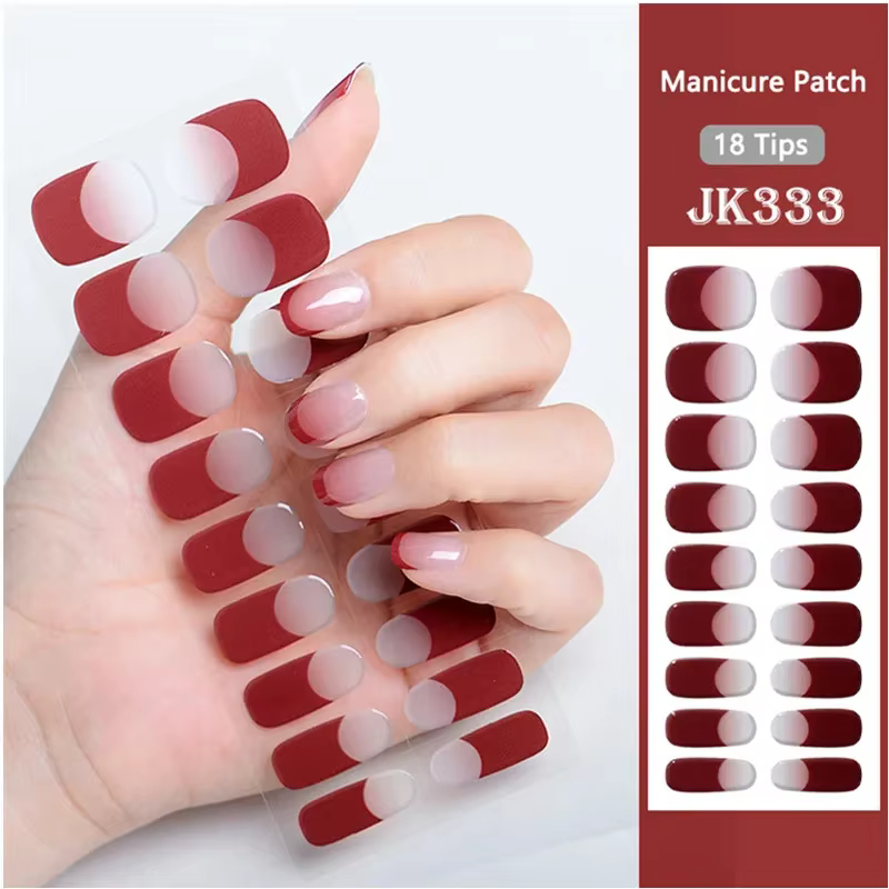 Bandes Adhésives pour Ongles en Gel Semi-Durci