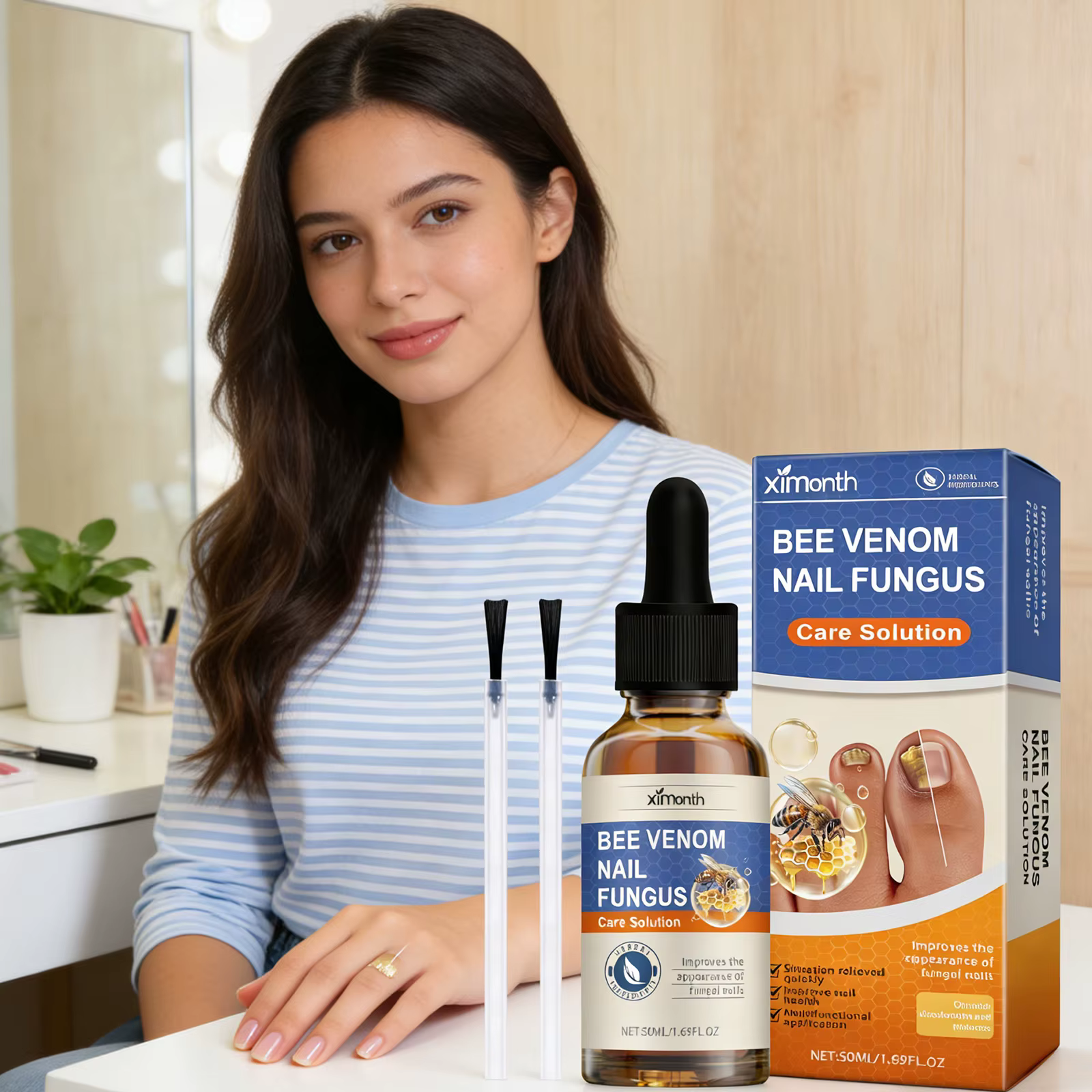 Solution de soin des ongles contre les mycoses
