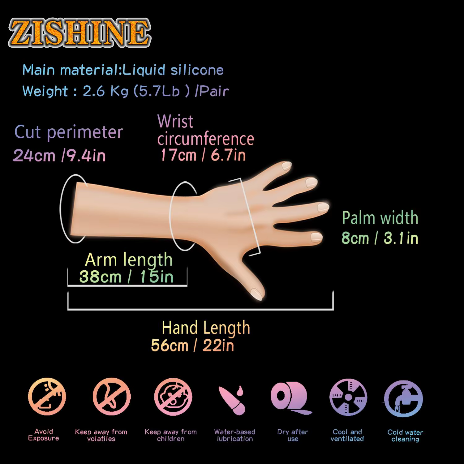 Modèle de main prothétique en Silicone