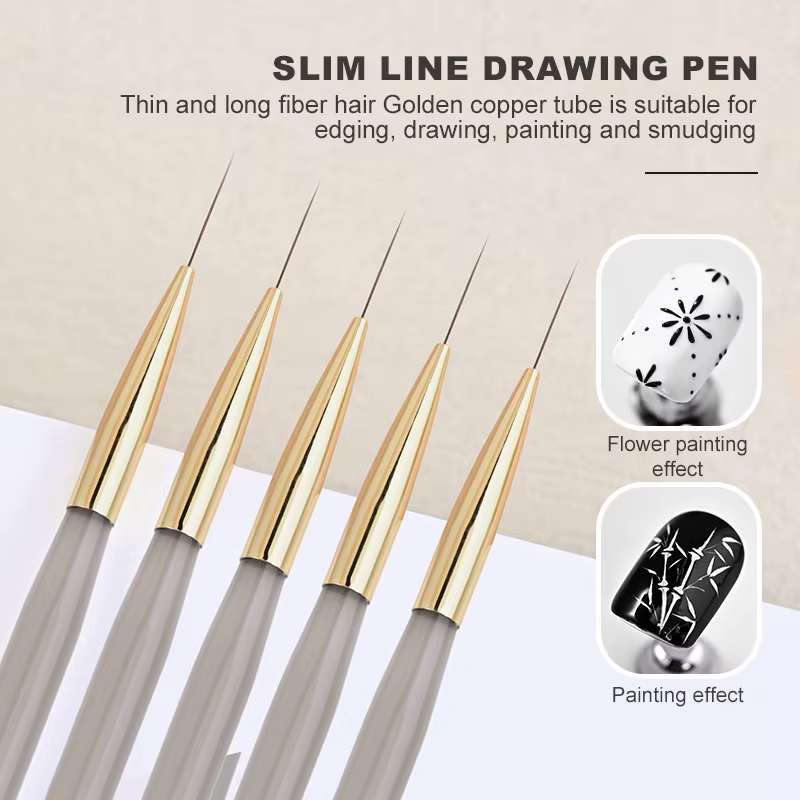 Pinceaux de revêtement pour Nail Art