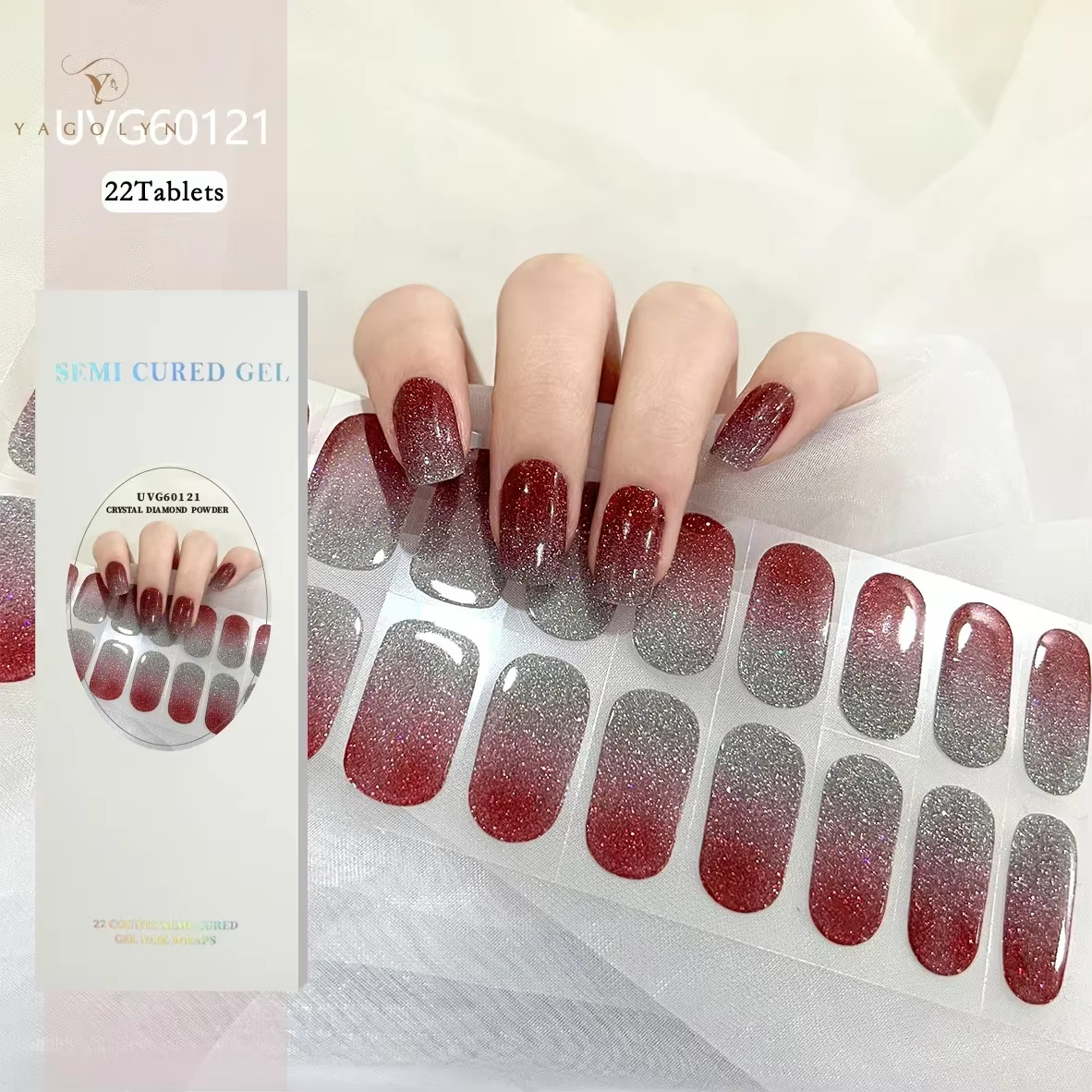 Bandes de Gel Semi-durci UV pour Lampe à Ongles
