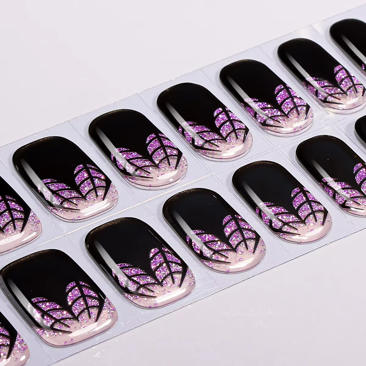 Autocollants pour ongles en Gel semi-durci pour Halloween