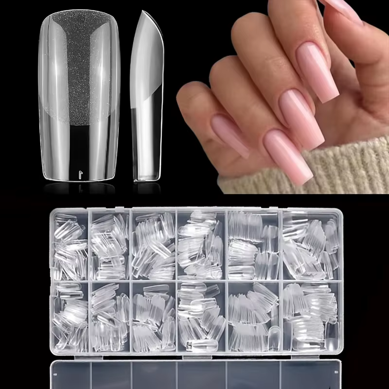 600 patchs pour ongles moyens en forme d'amande