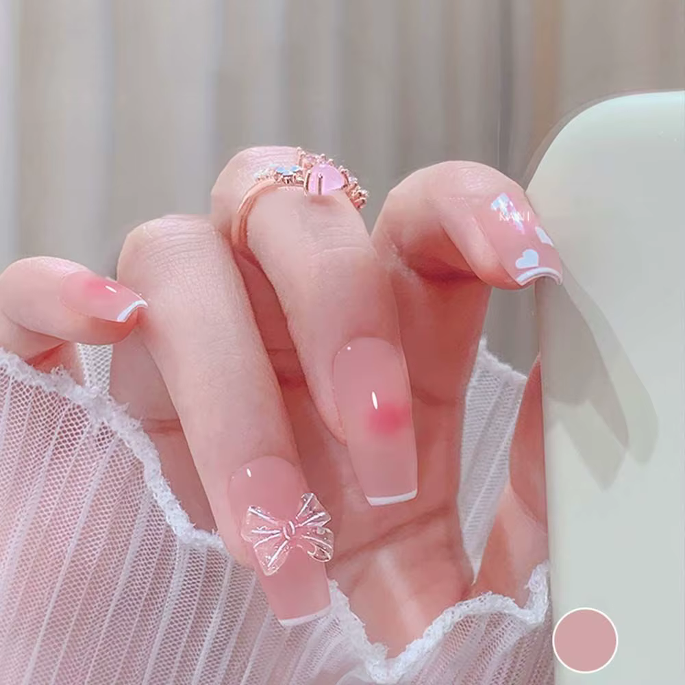 Breloques pour manucure en résine couleur gelée