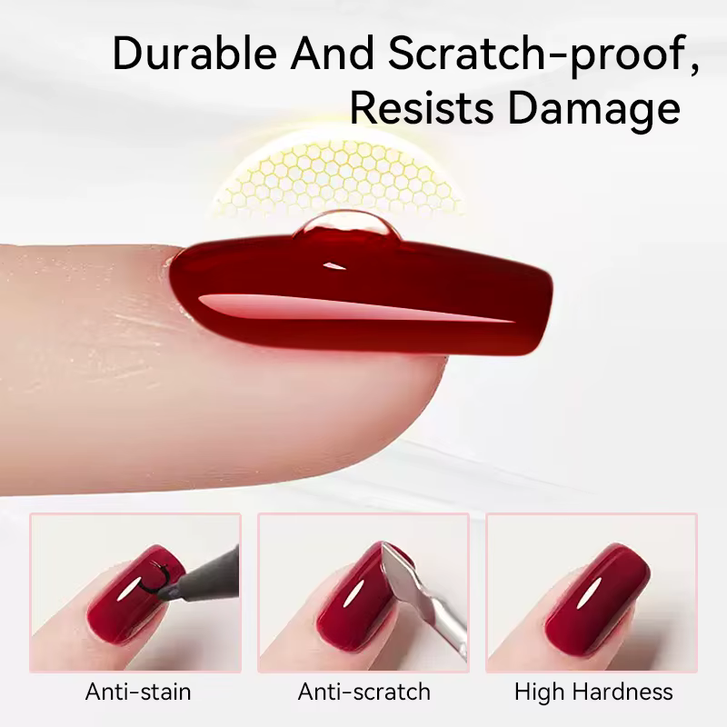 BORN PRETTY 15ml Super couche pour vernis à ongles Gel 45 jours Gel de renfort Bulider Gel de Base longue durée