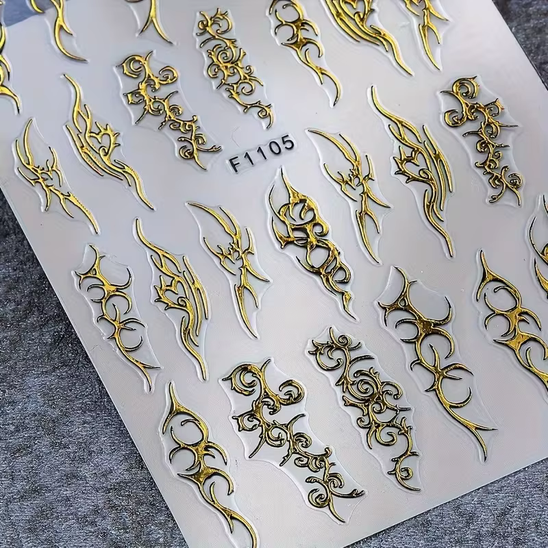 Autocollants pour ongles gothiques
