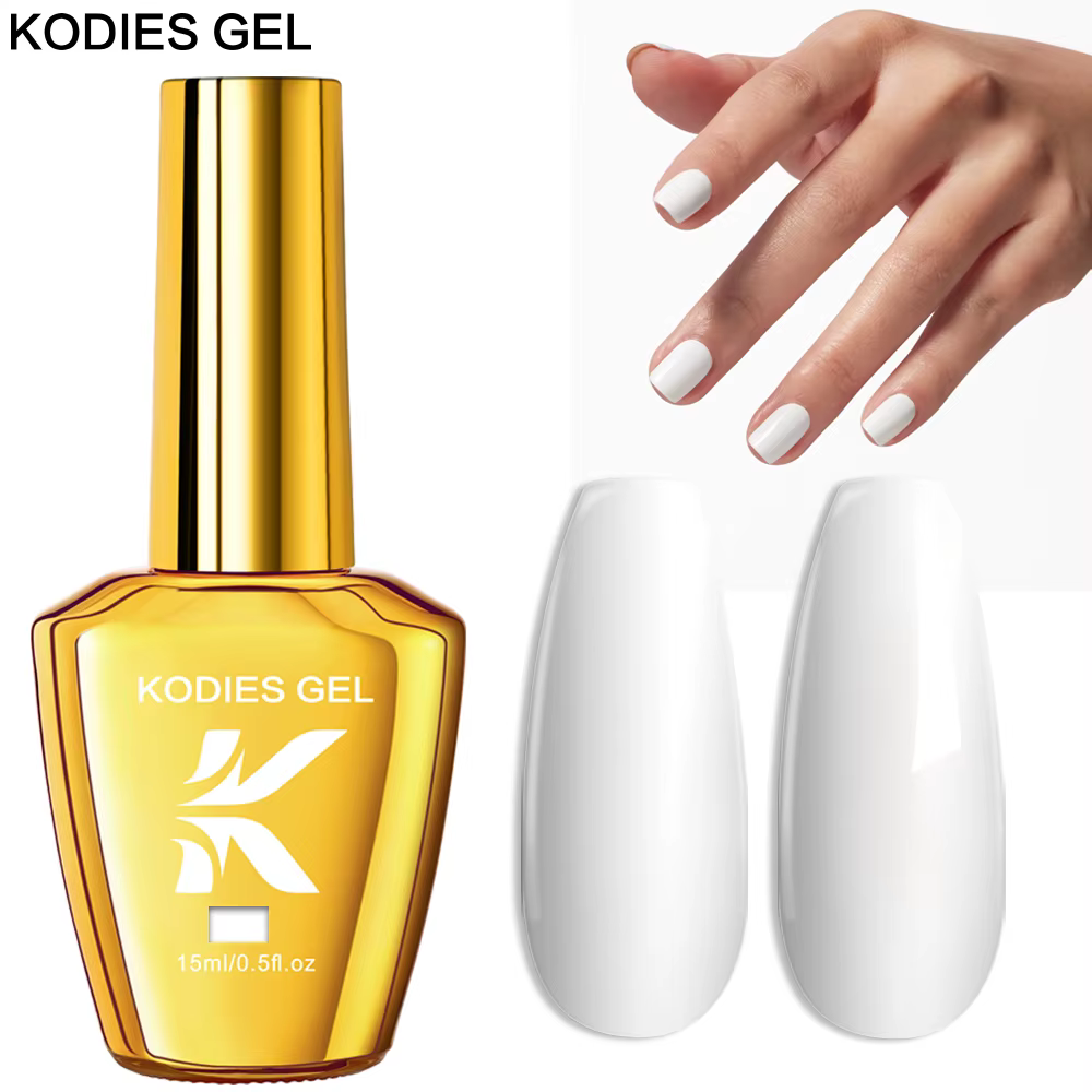 KODIES GEL-Verhéritage à Ongles Gel Super Blanc
