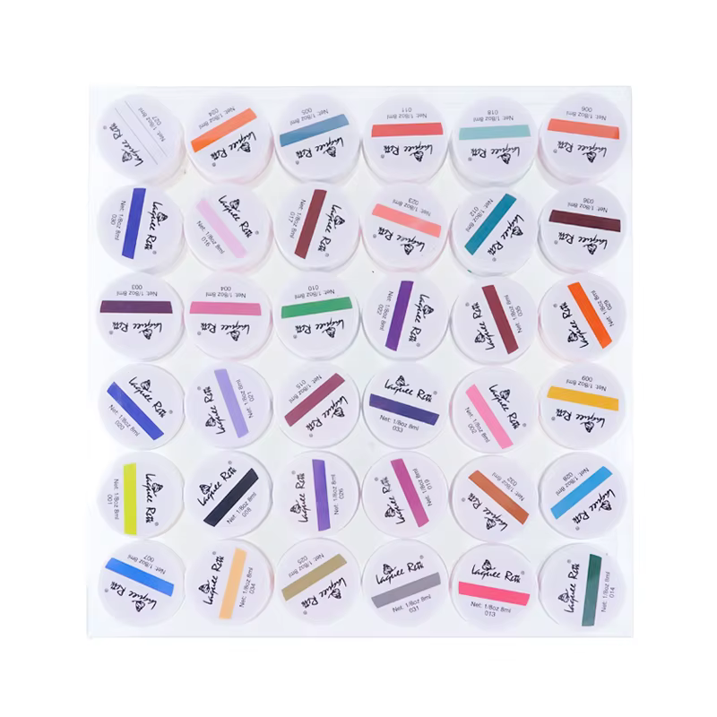 36 couleurs ongles uv gel vernis constructeur ensemble pour Nail Art conseils Extension manucure bricolage outils