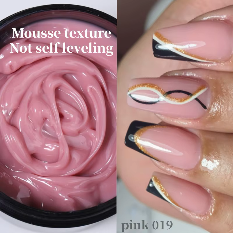 MSHARE 150ml Gelée de construction en mousse pour extension d'ongles