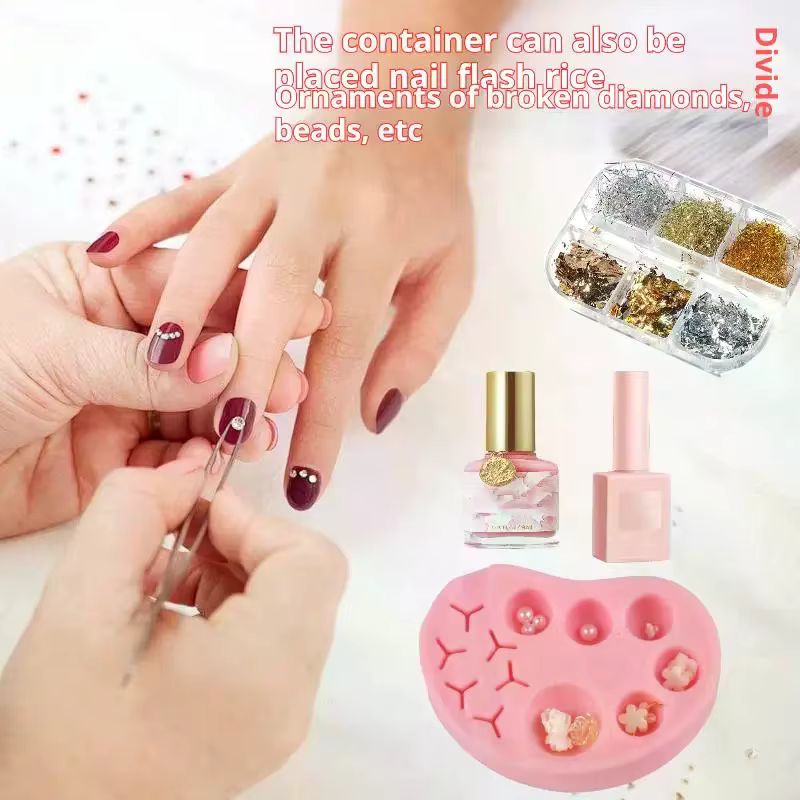 Palette de manucure en Silicone