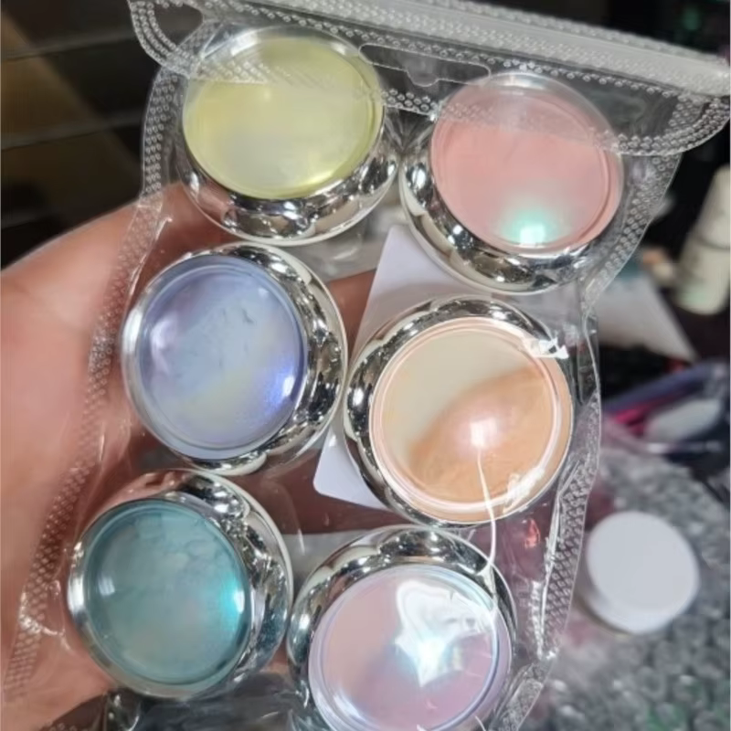 Aurora Mermaid-Poudre à ongles holographique