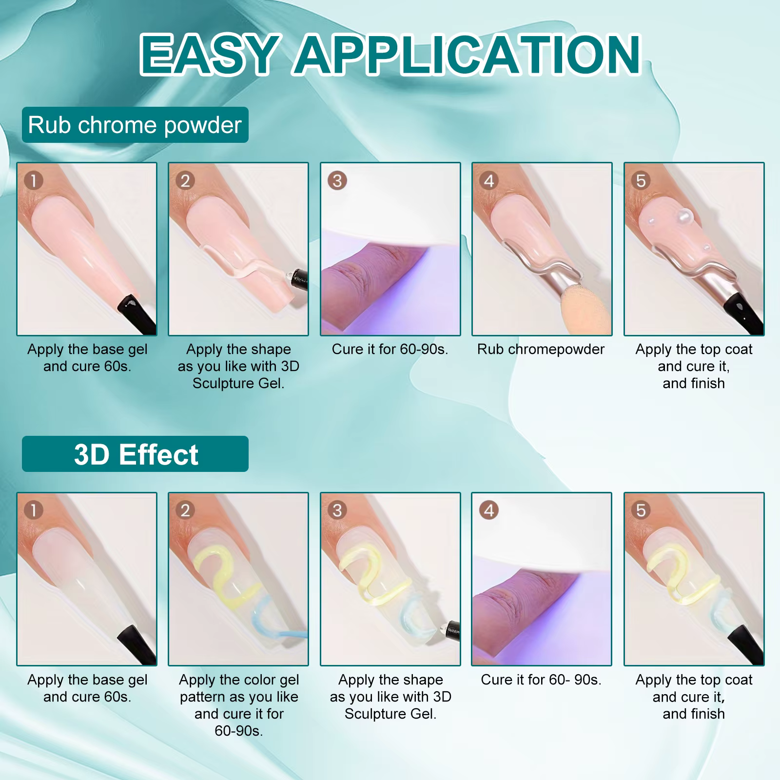 Gel de sculpture 3D pour ongles 15g | Clair