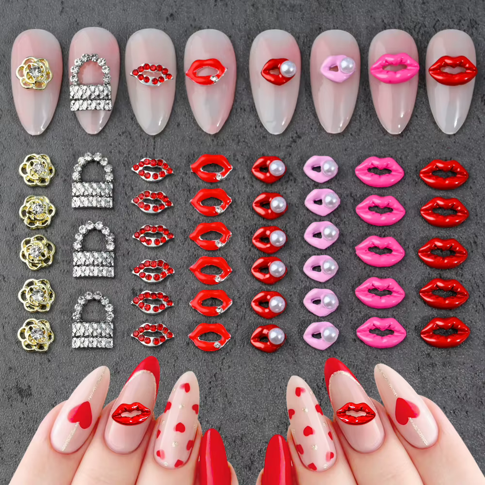 Breloques pour ongles 3D