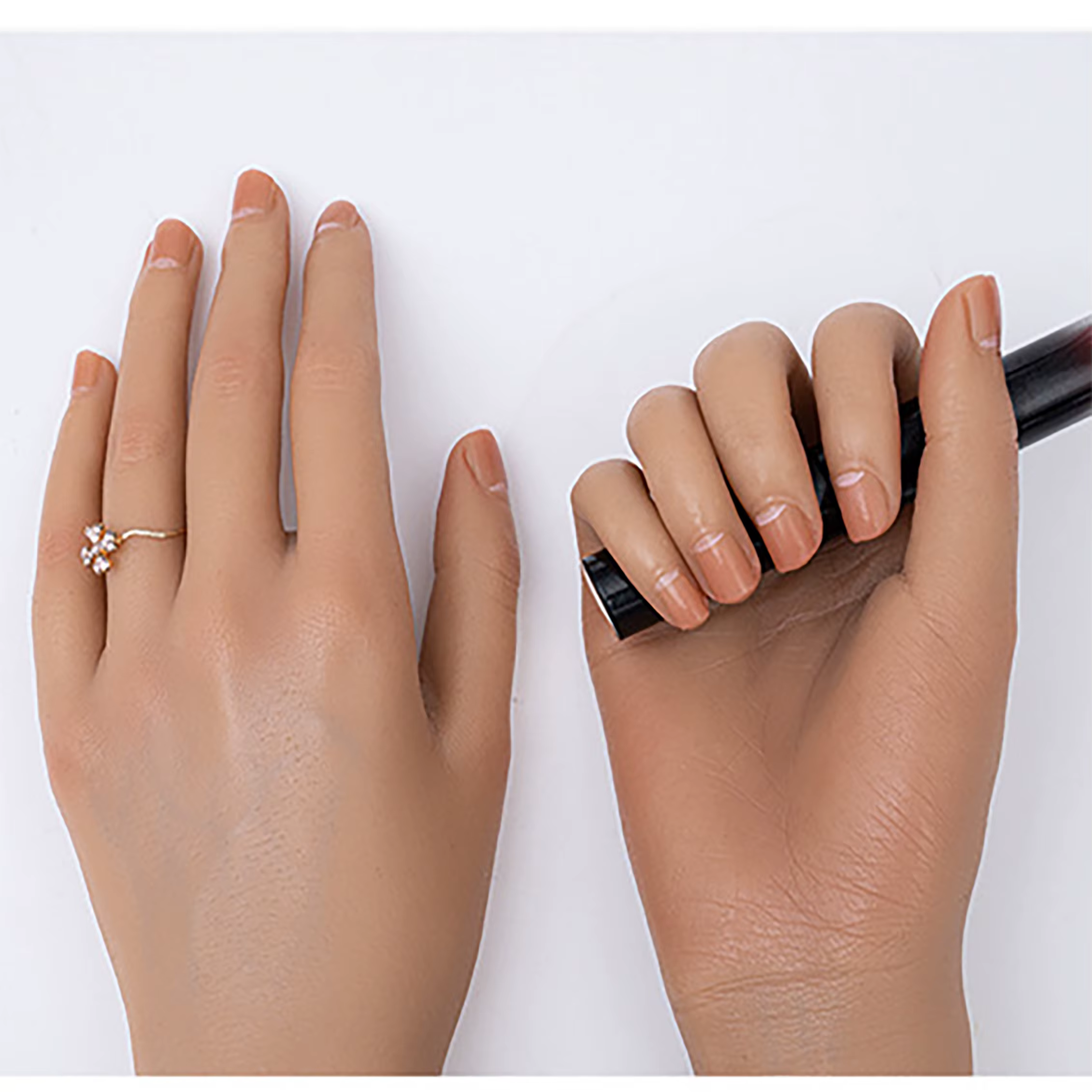 Manucure en Silicone pratique main modèle articulations pliable prothèse réaliste Nail Art