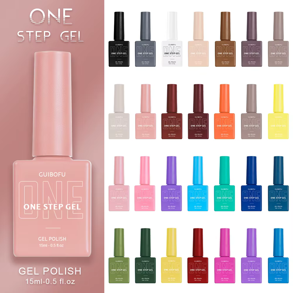 Gel 3 en 1 One Step Gel (pas besoin de couche de finition ni