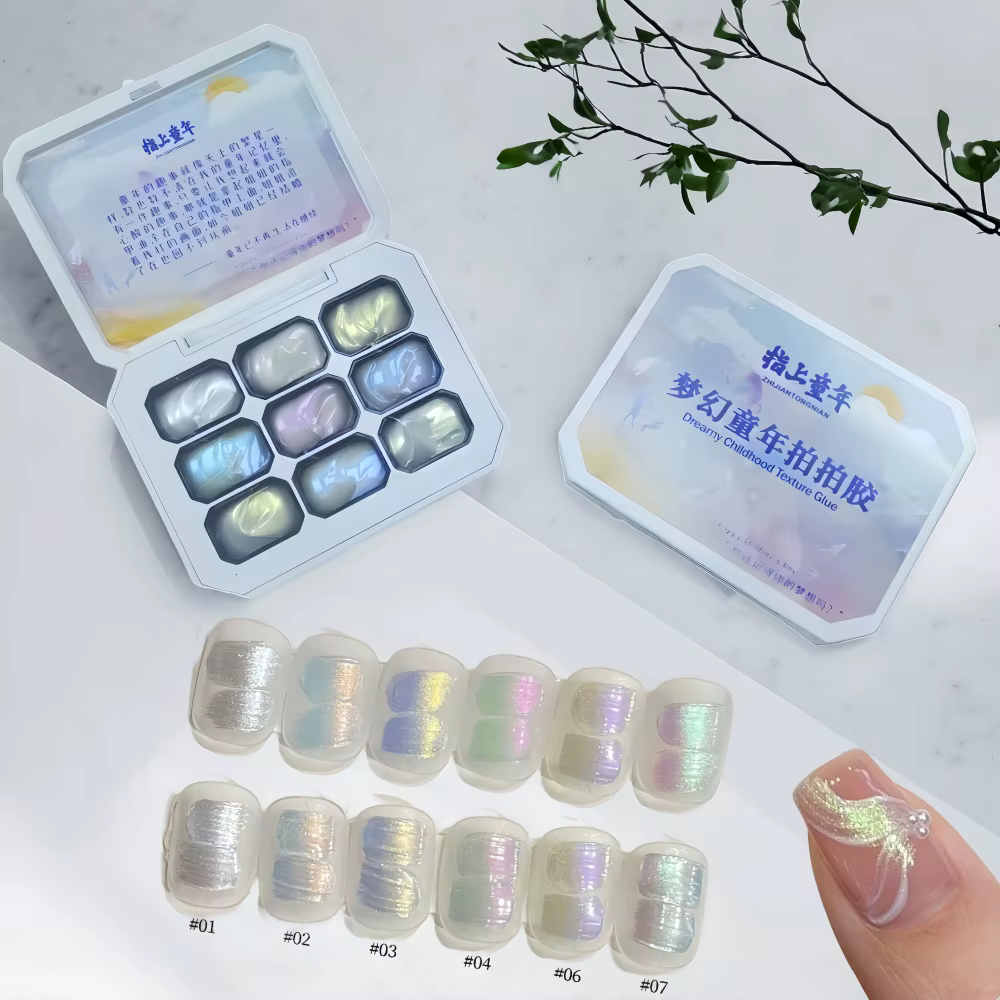 Nouveau gel à ongles solide populaire en 9 couleurs