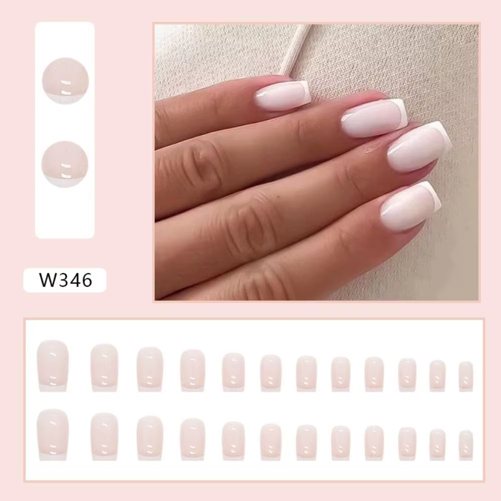 Faux ongles carrés courts