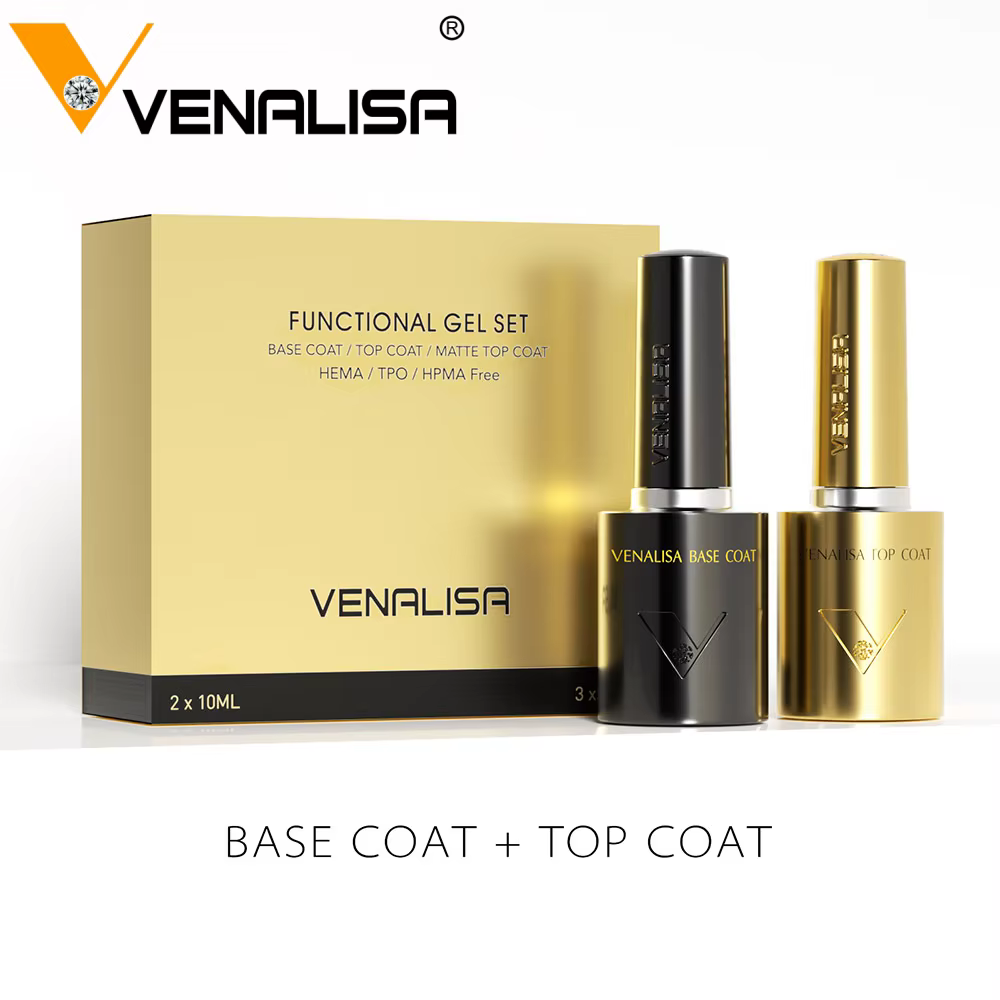 Venalisa 10ml 1/2/3 pièces Kit vernis à ongles Hema/TPO Base gratuite Ultra trempé longue tenue mat couche de finition