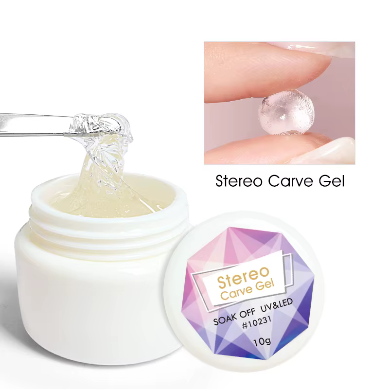 VENALISA stéréo sculpter Gel PVC doux solide Gel pétrir en diverses formes vernis à ongles pour Nail Art Transparent UV Gel tremper