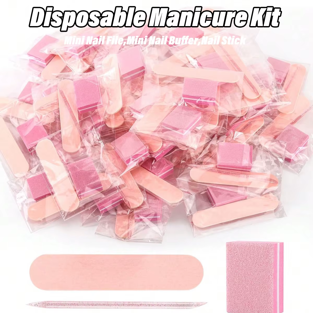 Kits de manucure, paquet individuel 3 pièces