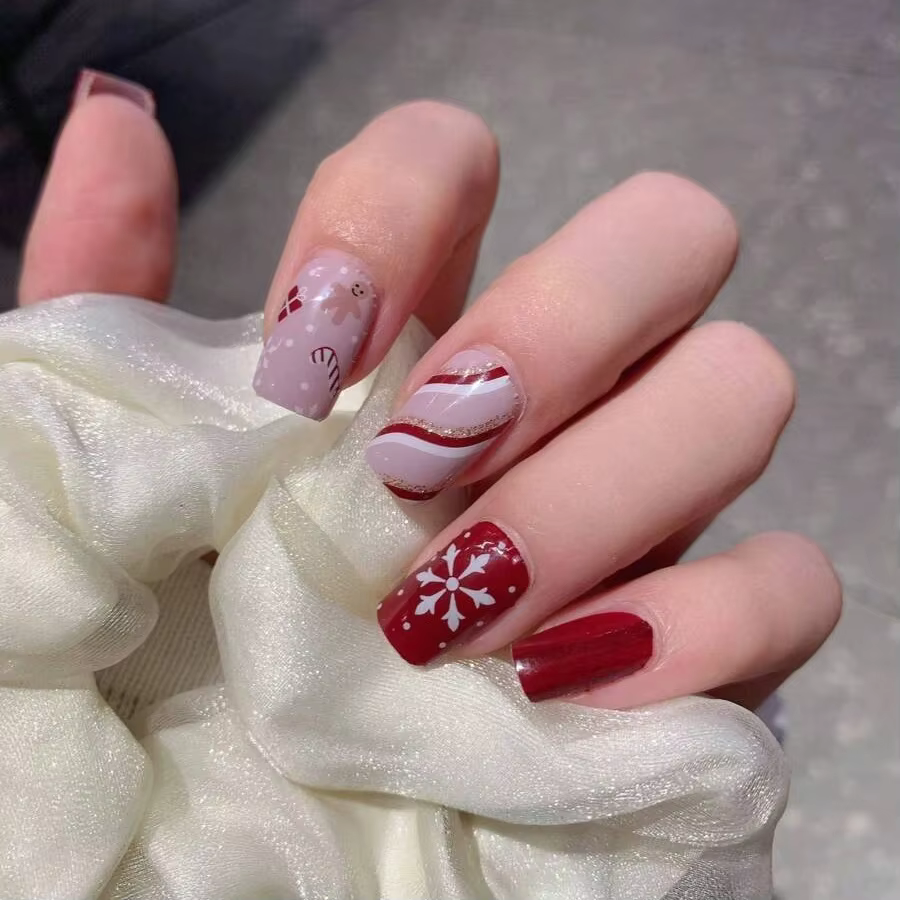 Autocollants pour ongles de noël