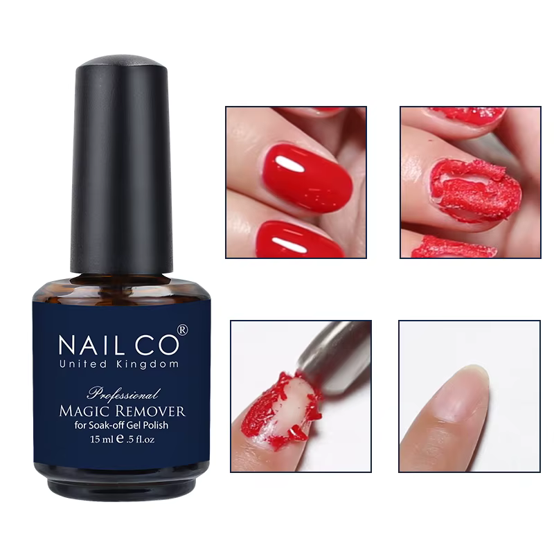 NAILCO 15ml magique rapide dissolvant de vernis à ongles Gel propre UV tremper