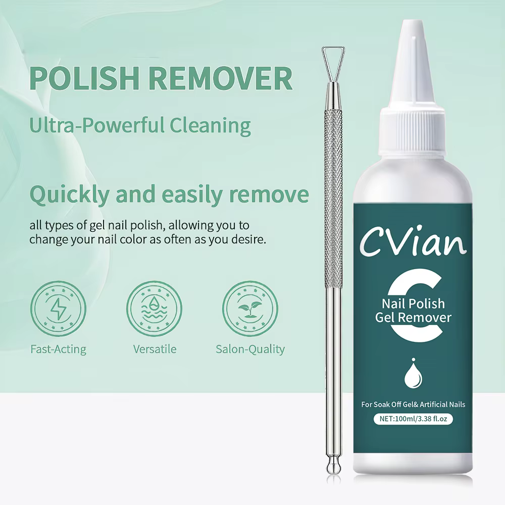 Kit de dissolvant pour vernis à ongles en gel