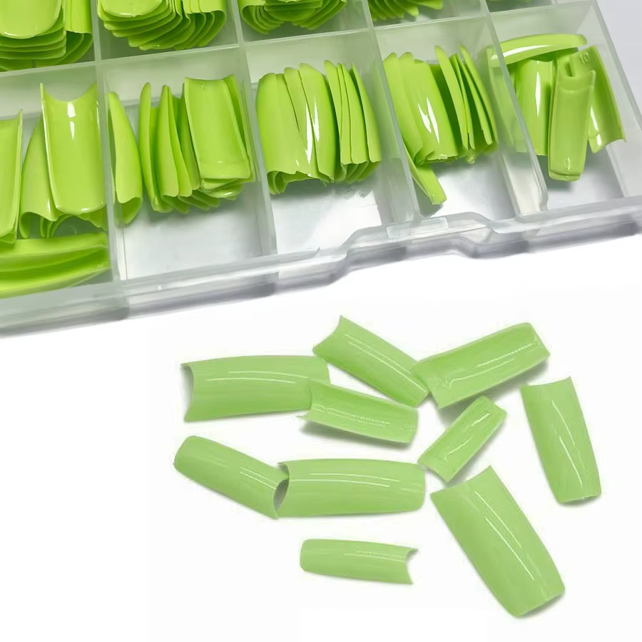 100 pièces pointes d'ongles français nacrés