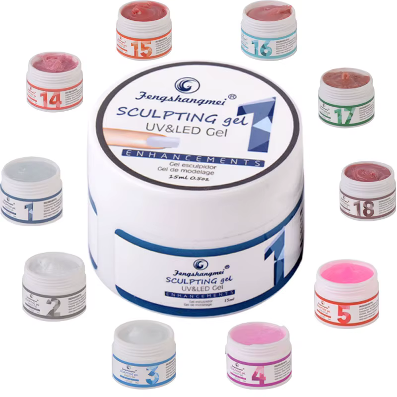 Gel dur 26 couleurs pour extension