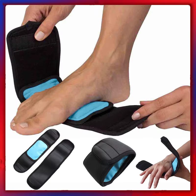Sac de glace noir réutilisable pour les blessures, sangle en Gel, soulagement des mains, des pieds, des poignets, des coudes, thérapie chaude et froide, soulagement de la douleur, paquet de glace 10ML