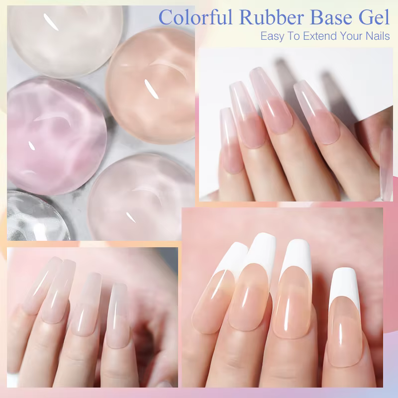 NAILCO 15ml Base en caoutchouc Semi-permanente pour vernis Gel hybride couche