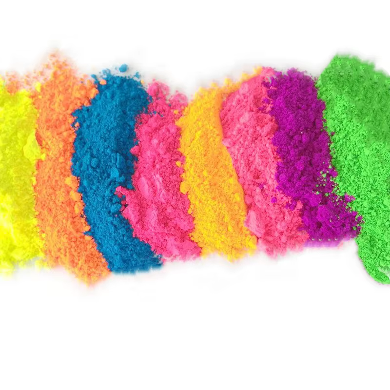 Poudre structurels ente néon pour nail art