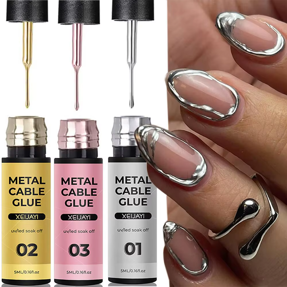 Vernis à ongles en Gel métallique Super brillant