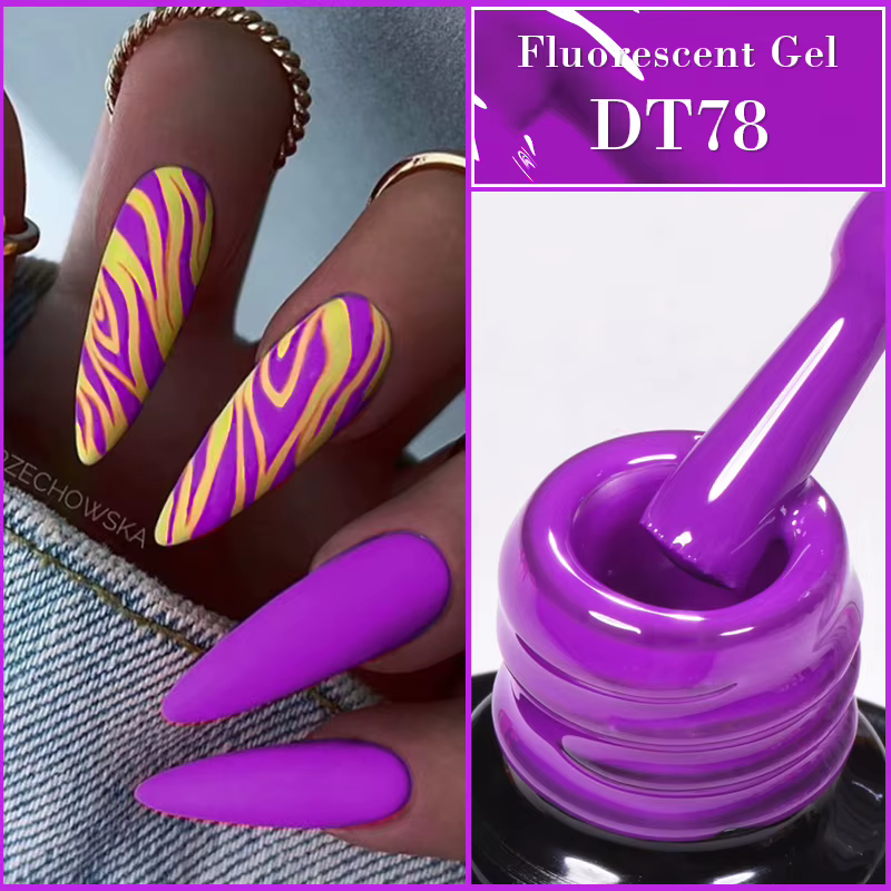 Verhéritage à Ongles Fluorescent pour Manucure