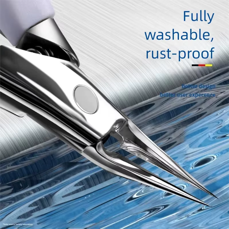 1 pièce Coupe-ongles super tranchant spécial pour les rainures des ongles