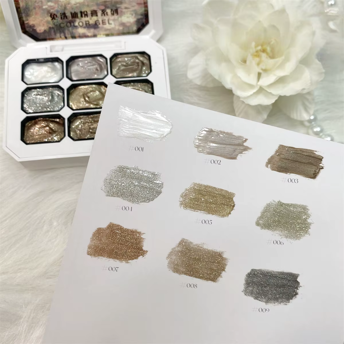 1 pièce Gel de vernis à ongles solide 9 couleurs