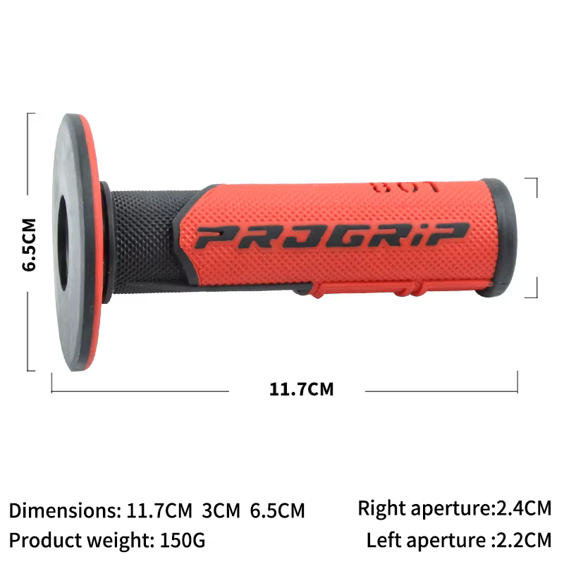 7/8 "22 24mm poignées de moto barre de poignée pour KTM YAMAHA universel Pit Bike Motocross moto poignée en caoutchouc GEL 6 couleurs