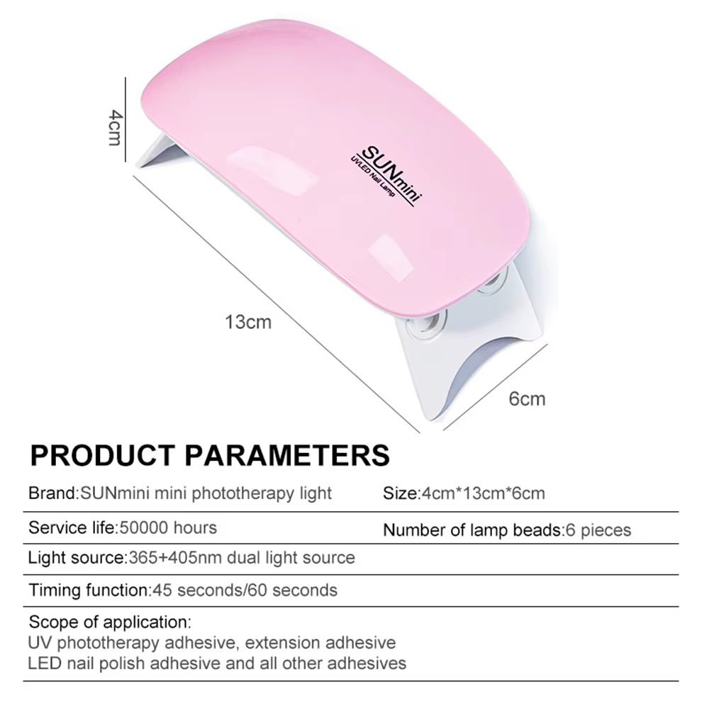 Mini lampe de séchage pour ongles portable