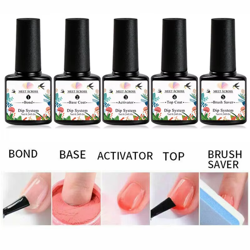 Kit de poudre à tremper pour ongles MEET ACROSS