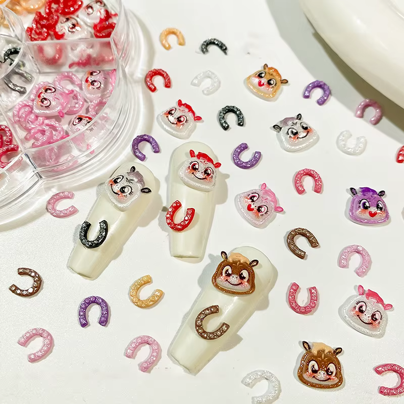 Breloques pour ongles du nouvel an chinois